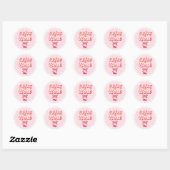 Retro Coquette Cherry You're The Best Sticker ラウンドシール (シート)