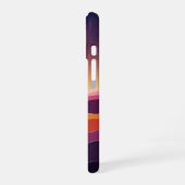 Retro Cosmic Hills iPhone 16ケース (左側面)