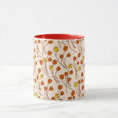 Retro Cottage Sketchy Tulips | Retro Kitchen マグカップ (中央)