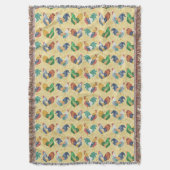 Retro Country Rooster スローブランケット (正面縦)