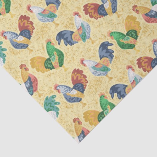 Retro Country Rooster 薄葉紙 (詳細)