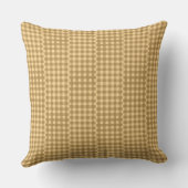 Retro Country Vintage Fun Gingham Checks クッション (裏面)