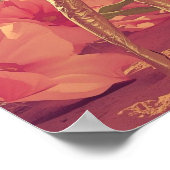 Retro Cowgirl Pin-Up – 1970s Western Desert  ポスター (角)