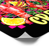 Retro Crawfish Crew Cajun Boil Season For Men Wome ポスター (角)