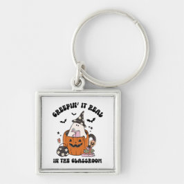 Retro Creepin’ It Real in the Classroom Teacher  キーホルダー