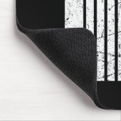 Retro Cricket Player Tter Design  マウスパッド (コーナー)