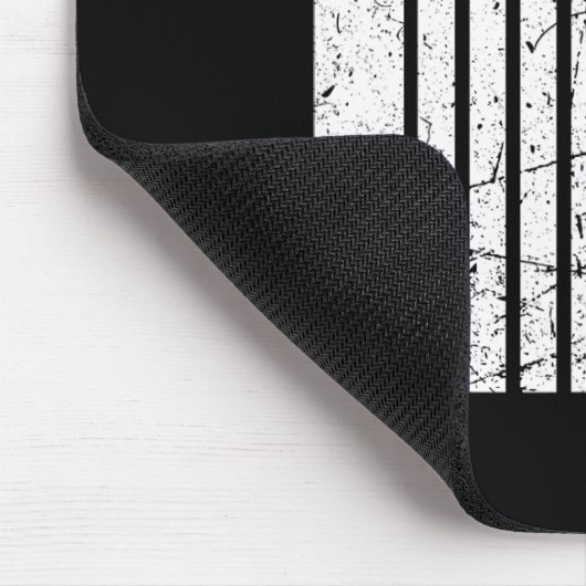 Retro Cricket Player Tter Design  マウスパッド (コーナー)