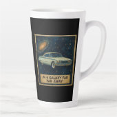 Retro Cruiser in Deep Space カフェラテマグ (右)