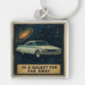 Retro Cruiser in Deep Space  キーホルダー (正面)