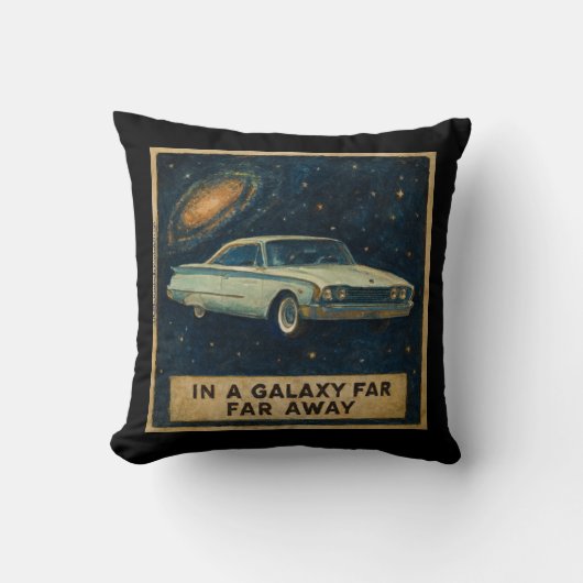 Retro Cruiser in Deep Space  クッション (正面)