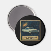 Retro Cruiser in Deep Space マグネット (正面/裏面)