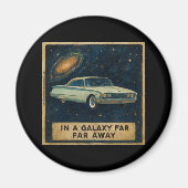 Retro Cruiser in Deep Space  マグネット (正面)