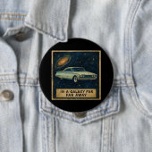 Retro Cruiser in Deep Space  缶バッジ (インサイチュ)