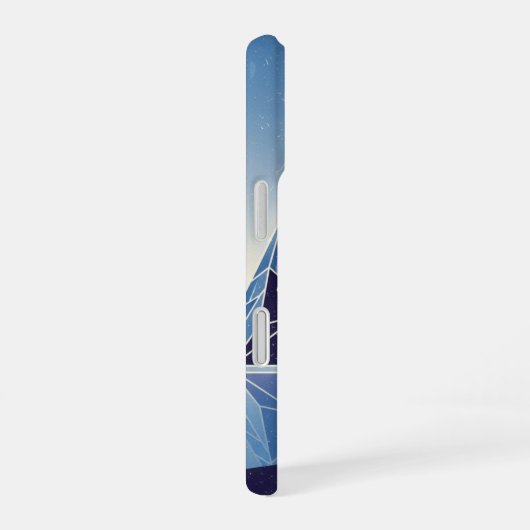 Retro Crystal Peaks iPhone 16ケース (右側面)