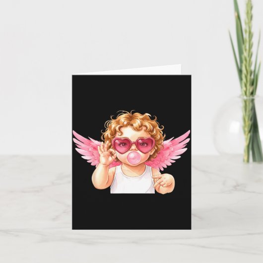 Retro Cud 67 Meme Bubblegum Funny Six Seven Valent カード (正面)