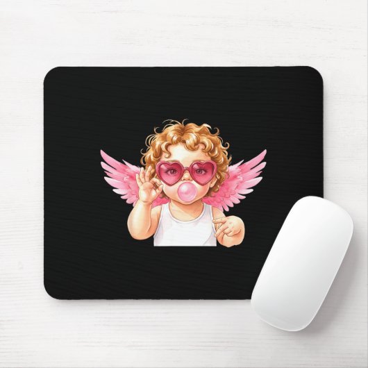 Retro Cud 67 Meme Bubblegum Funny Six Seven Valent マウスパッド (マウス)