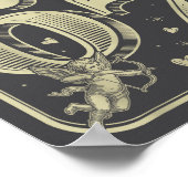 Retro Cud Says 67 Funny 67 Valentine Couple Matchi ポスター (角)