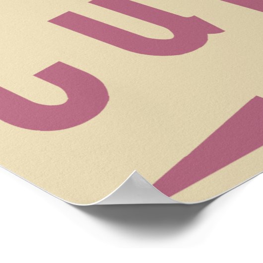 retro cupcakes ポスター (角)