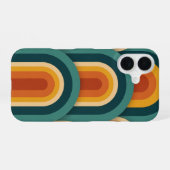 Retro Curved Arches iPhone 16ケース (裏面横)