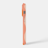 Retro Cute Cat with accents iPhoneケース (左側面)