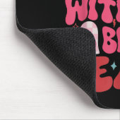 Retro Cute Groovy I Can Do It Quote Disco Heart -  マウスパッド (コーナー)