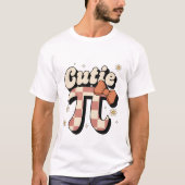 Retro Cutie Pie Math Pun Tシャツ (正面)