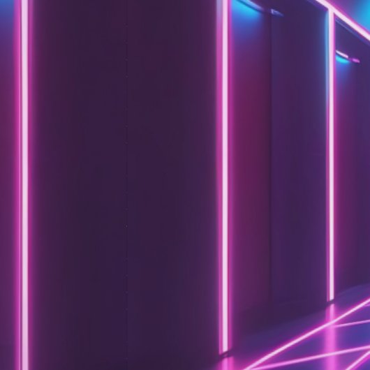 Retro Cyberpunk Grid Dance Removable 壁紙 (縫い目)