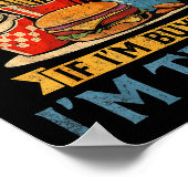 Retro Dad Tax If I'm Buyin' I'm Tryin' Funny Fathe ポスター (角)