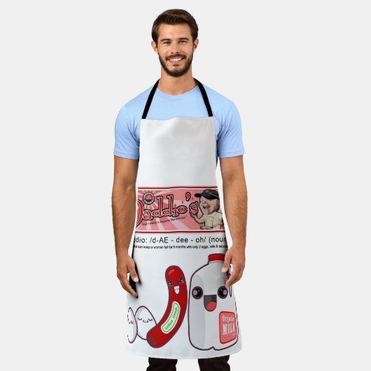 Retro Daddio Apron エプロン (着用した状態)