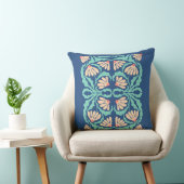 Retro Daisies Birth Flower April クッション (椅子)