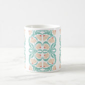 Retro Daisies Birth Flower April コーヒーマグカップ (中央)