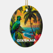 Retro de Viajes de Vintage Guatemala セラミックオーナメント (右)