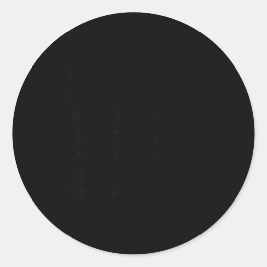 Retro Dear Brother I Tried To Find The  ラウンドシール (正面)