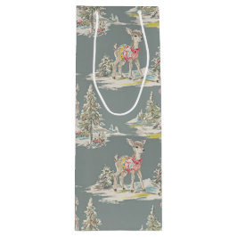 retro deer ワインギフトバッグ