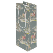 retro deer ワインギフトバッグ (正面アングル)