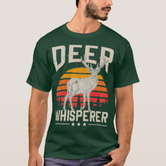 Retro Deer Whisperer Hunting Vintage Gift For Hunt Tシャツ