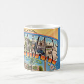 Retro Delaware Greeting Mug コーヒーマグカップ (正面右)