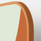 Retro Desert Cactus Circle Stripe with Name ピックルボールラケット (左詳細)