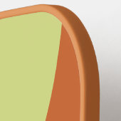 Retro Desert Cactus Three Circle Stripe with Name ピックルボールラケット (左詳細)