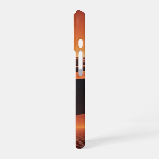 Retro Desert Dunes iPhone 16ケース (左側面)