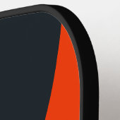 Retro Desert Meadow Circle Stripe with Name ピックルボールラケット (左詳細)