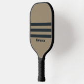 Retro Desert Three Across Striping with Name ピックルボールラケット (左)