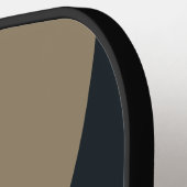 Retro Desert Three Circle Stripe with Name ピックルボールラケット (左詳細)