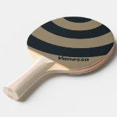 Retro Desert Three Circle Stripe with Name 卓球ラケット (正面アングル)