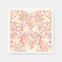 Retro dessert napkin with piped frosting details スタンダードカクテルナプキン