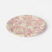 Retro dessert plate with piped frosting details ペーパープレート (アングル)