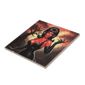 Retro Devilish  Pin-up タイル (側面)