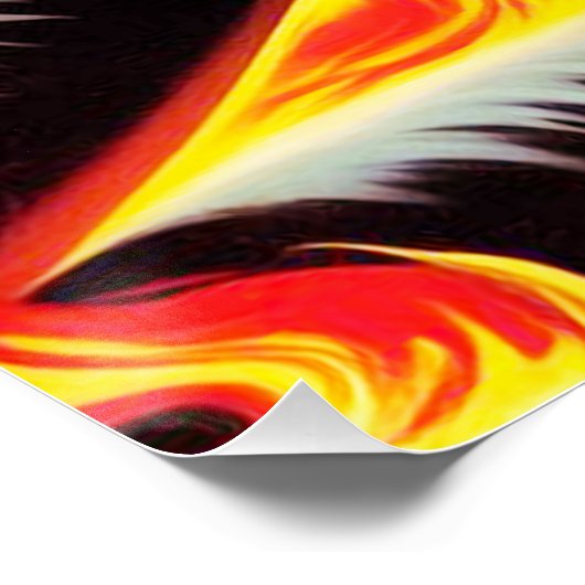 Retro Devilish Pinup ポスター (コーナー)