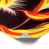 Retro Devilish Pinup ポスター (角)