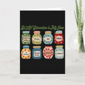 Retro Dhh Education Is My Jam Dhh Itinerant Teache カード (正面)